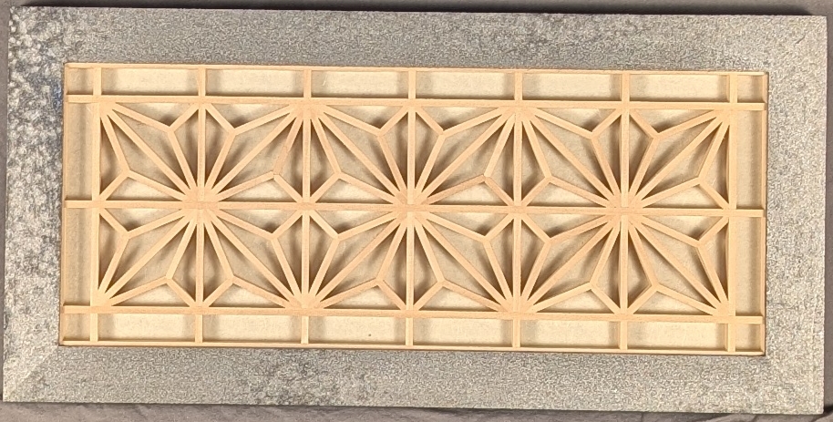 Asa No Ha - Wide - Hammered Metal